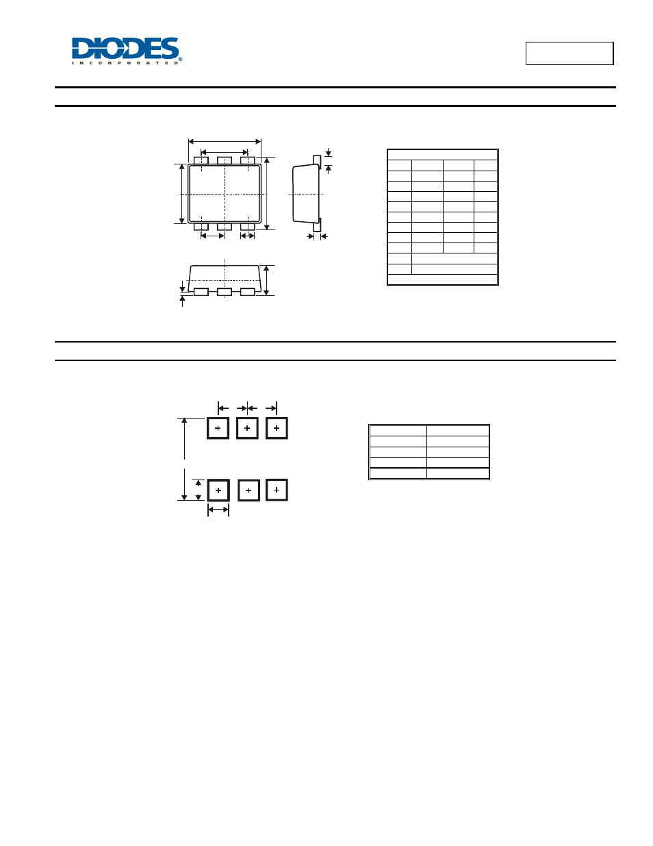 Dst3904dj new prod uc t, Package outline dimensions, Suggest pad layout | Diodes DST3904DJ User Manual | Page 5 / 6