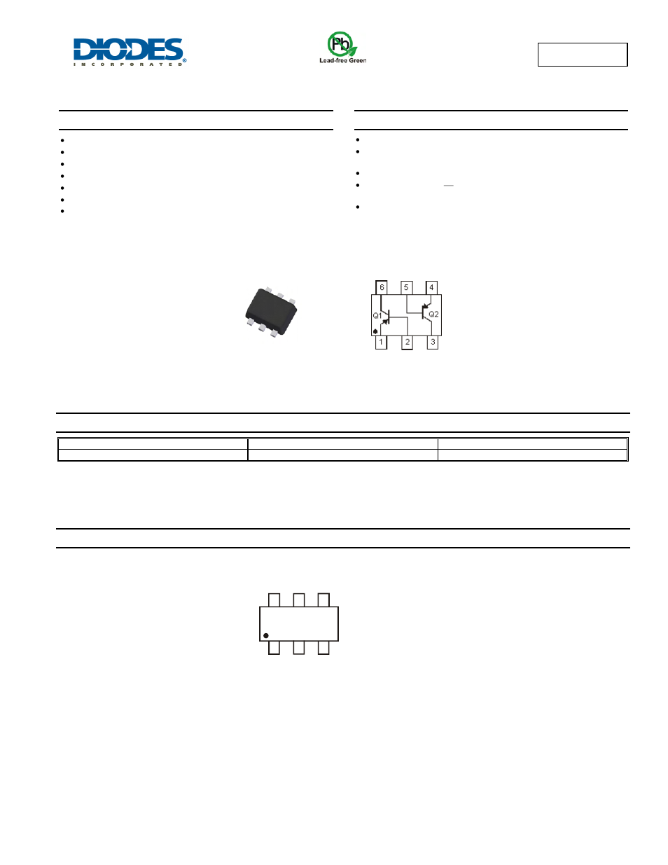 Diodes DST3906DJ User Manual | 6 pages