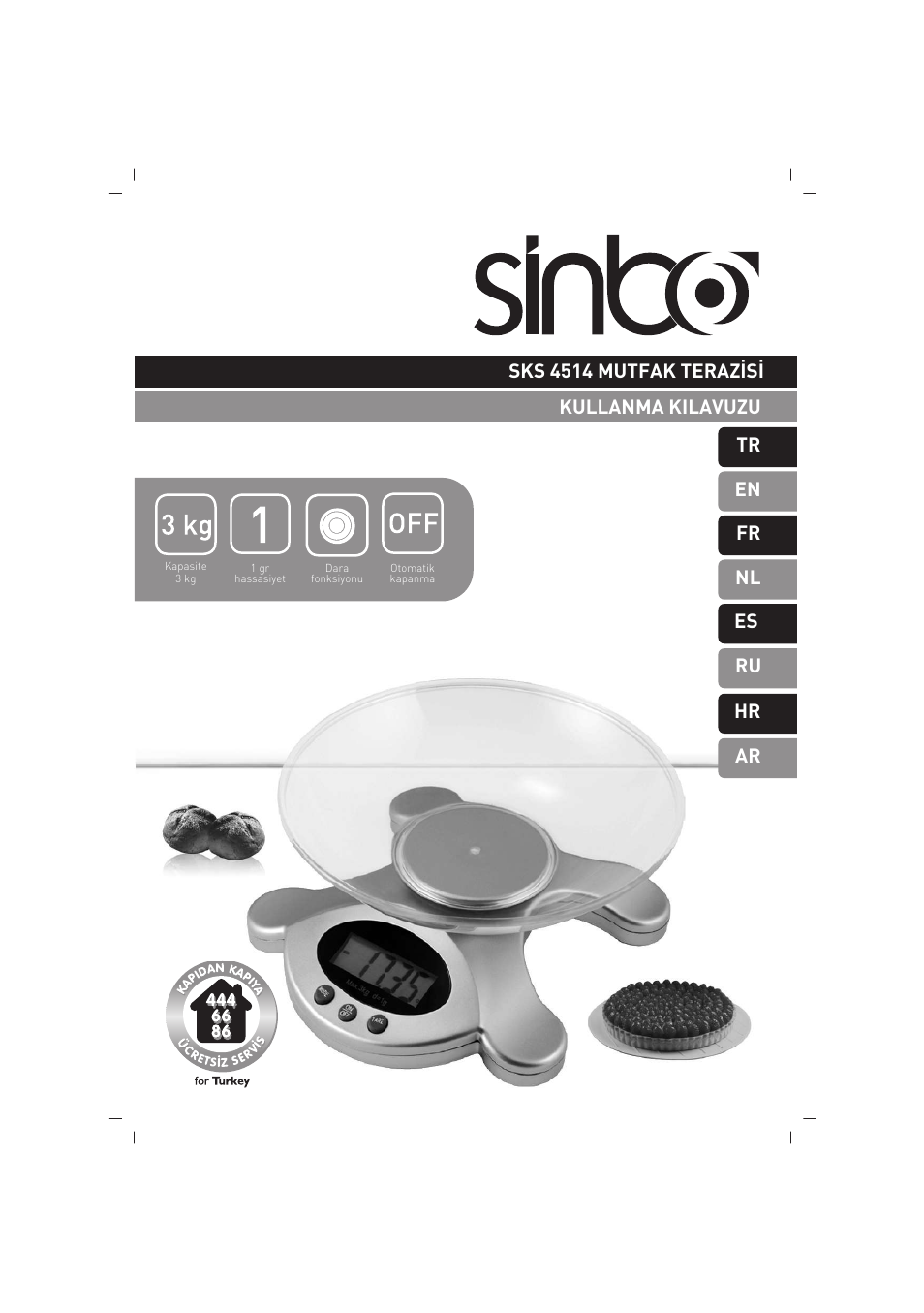 SINBO SKS 4514 User Manual | 32 pages