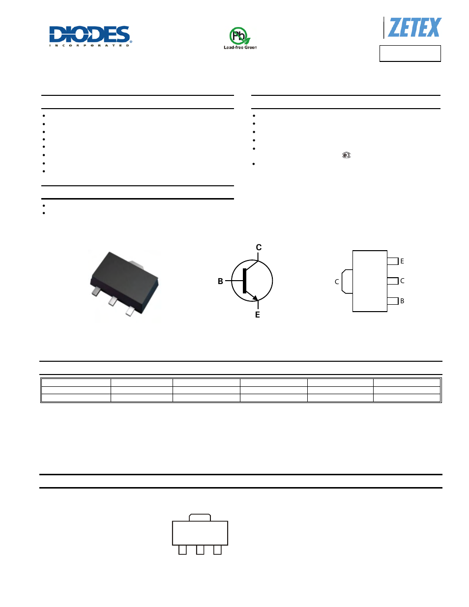 Diodes FCX491A User Manual | 7 pages