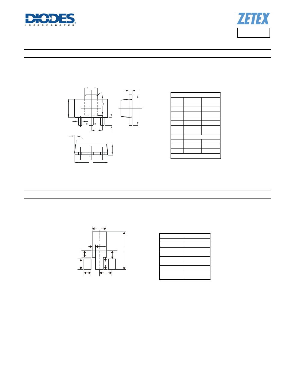 Fcx619, Package outline dimensions, Suggested pad layout | Diodes FCX619 User Manual | Page 5 / 6