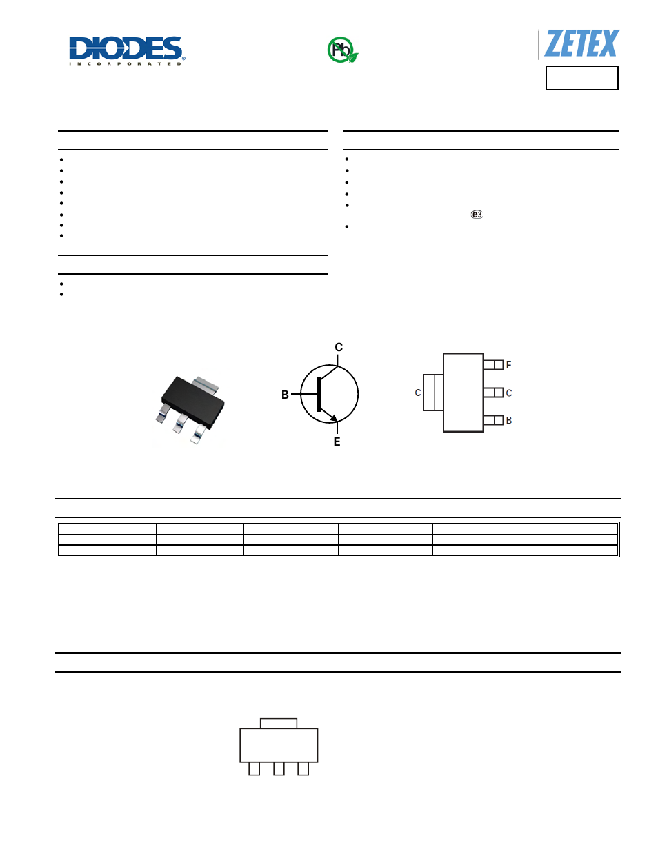 Diodes FZT491A User Manual | 7 pages