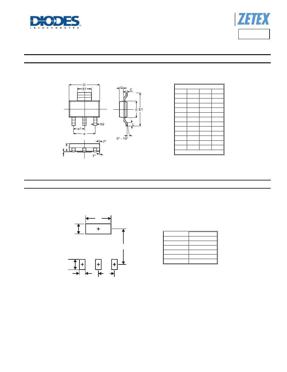 Fzt591a, Package outline dimensions, Suggested pad layout | Diodes FZT591A User Manual | Page 6 / 7
