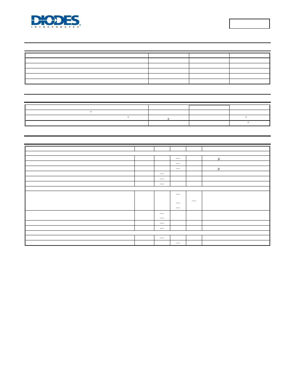 Maximum ratings, Thermal characteristics, Electrical characteristics | Dpbt8105 | Diodes DPBT8105 User Manual | Page 2 / 5