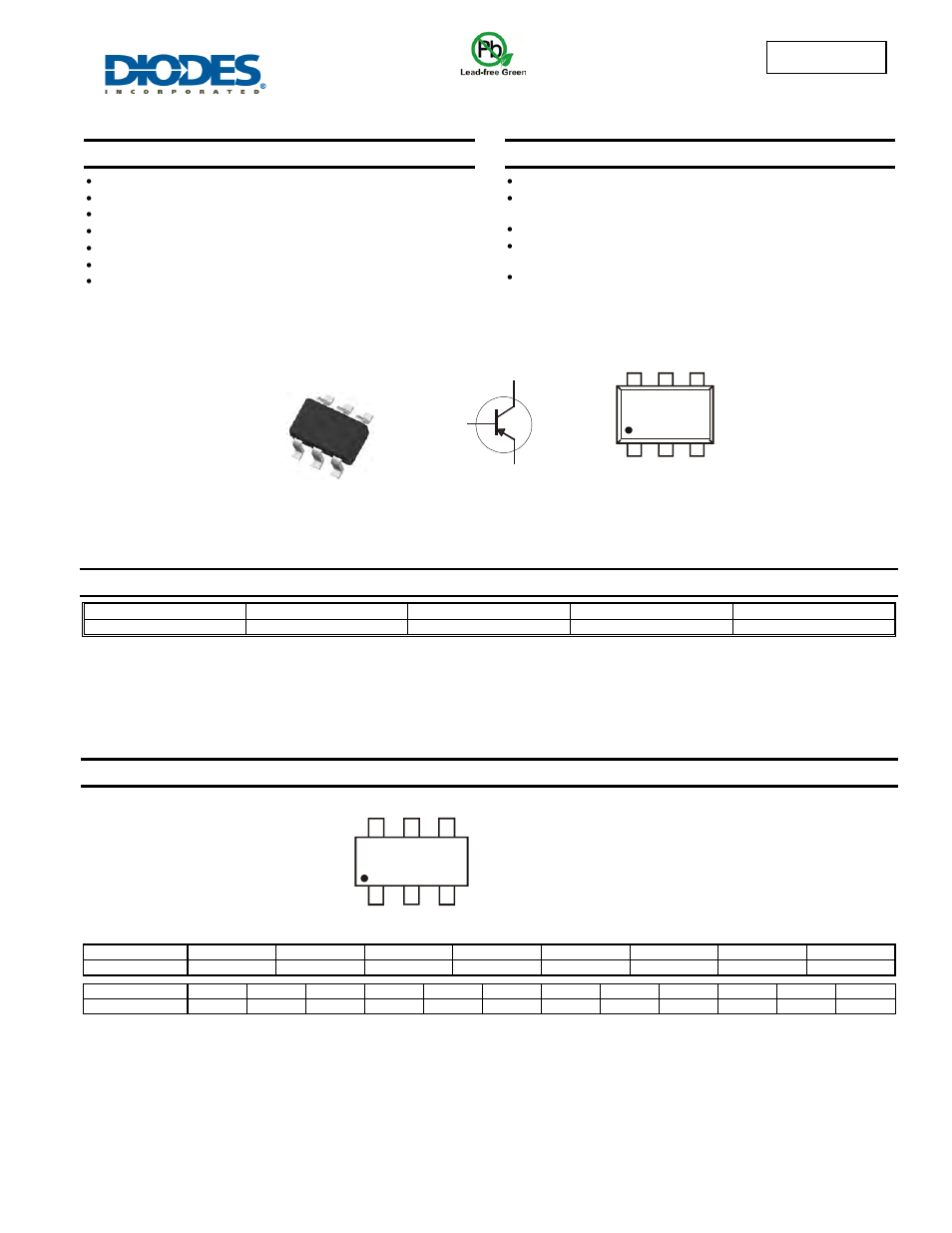 Diodes DSS9110Y User Manual | 6 pages