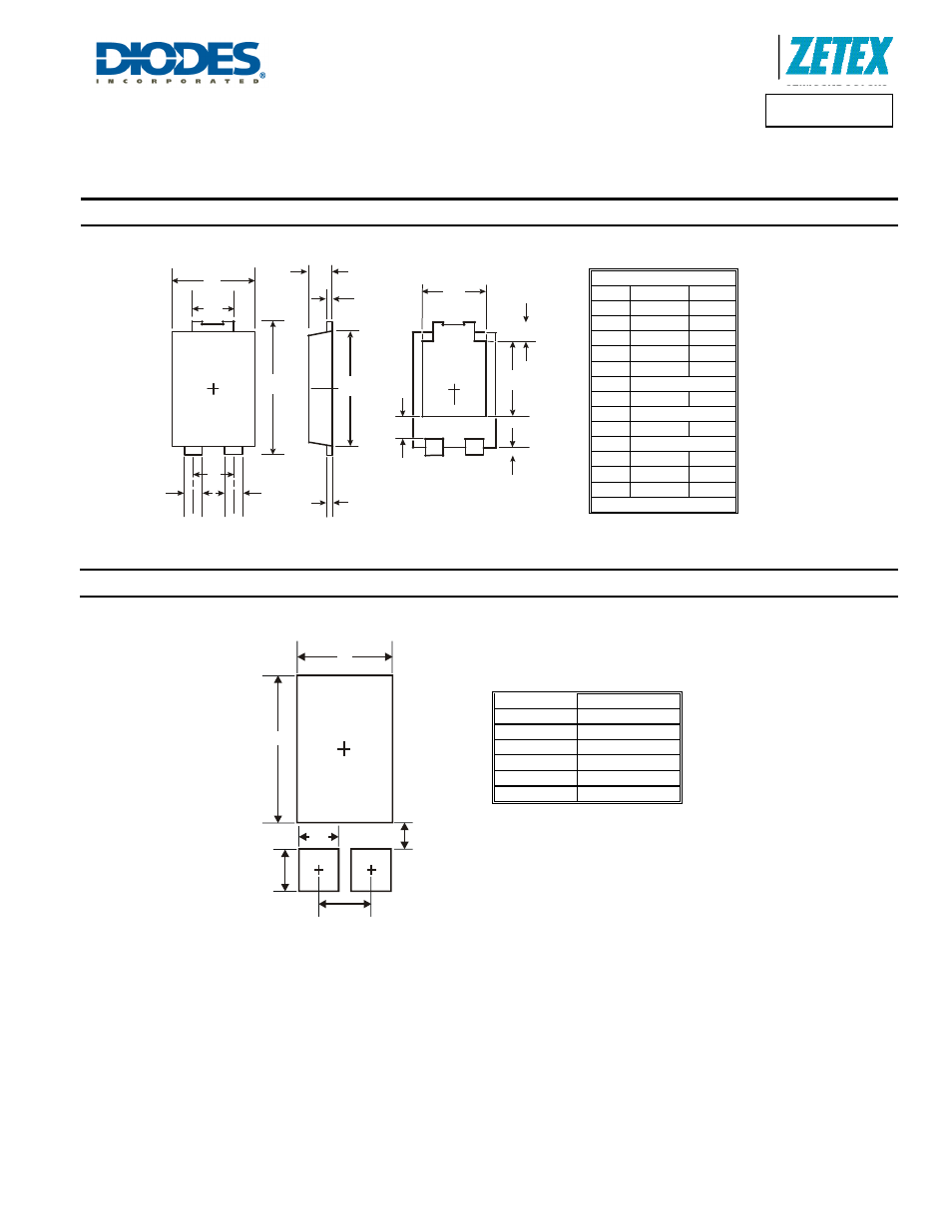 Package outline dimensions, Suggested pad layout | Diodes DXT2011P5 User Manual | Page 6 / 7