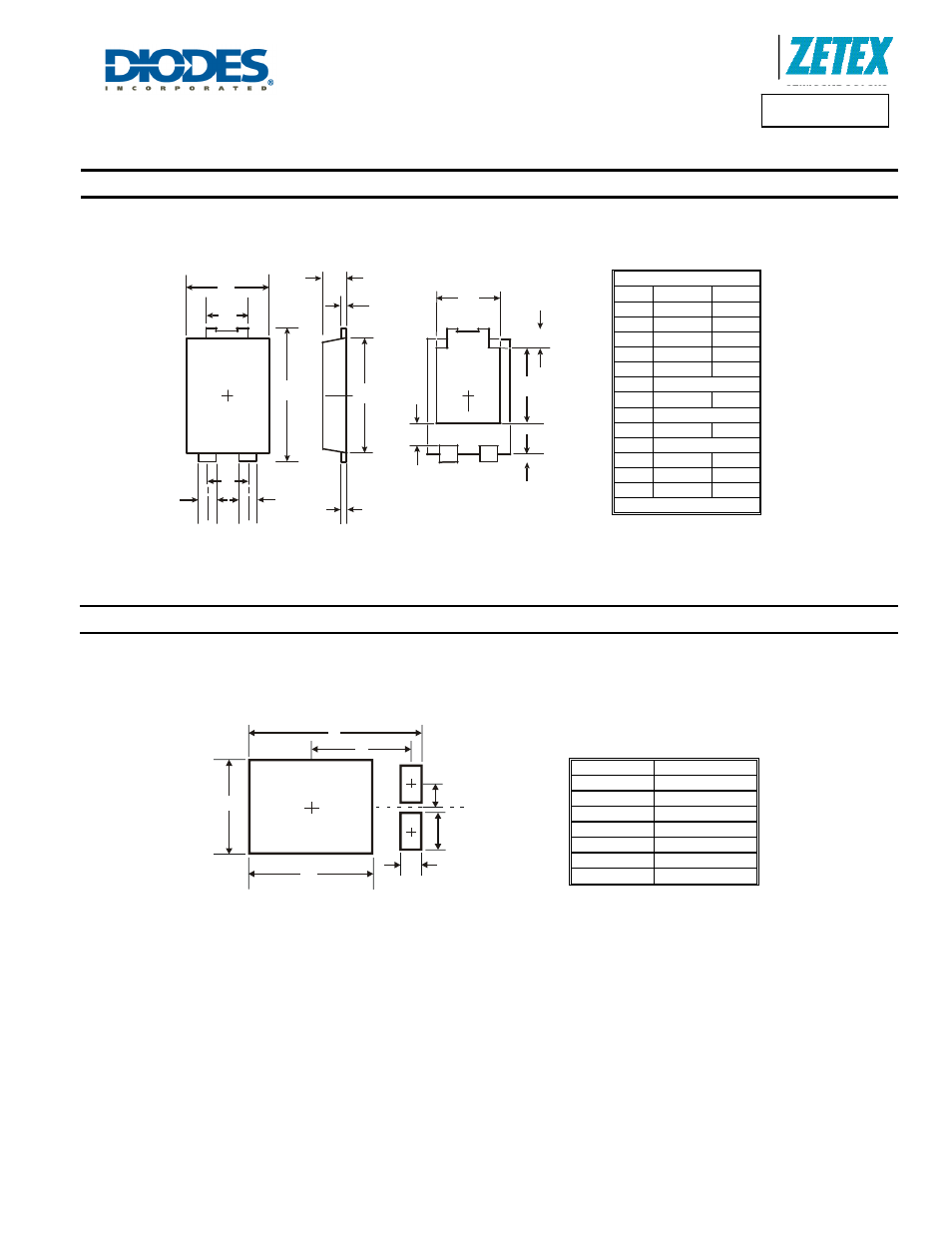 Package outline dimensions, Suggested pad layout | Diodes DXT2012P5 User Manual | Page 6 / 7