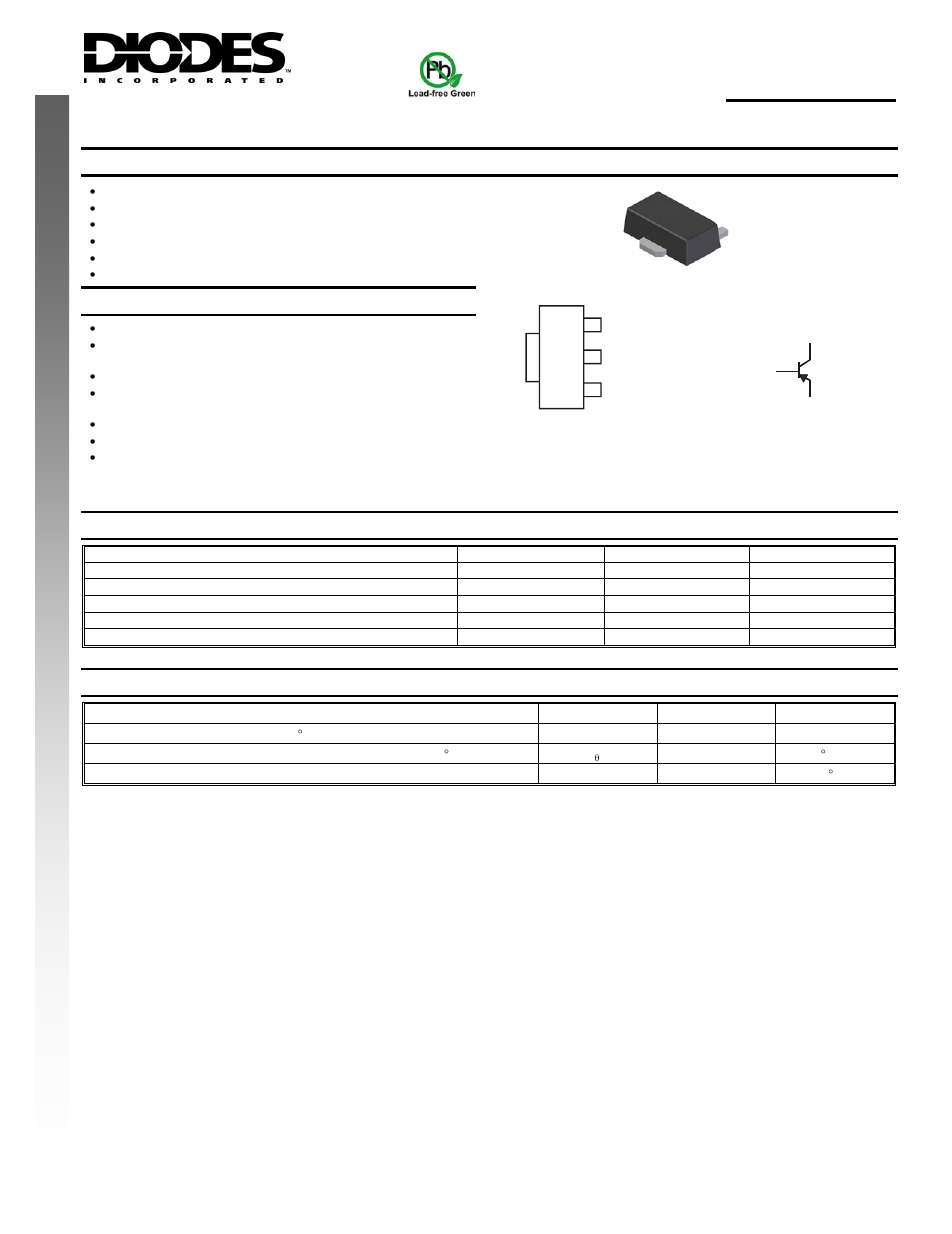 Diodes DXT2907A User Manual | 4 pages