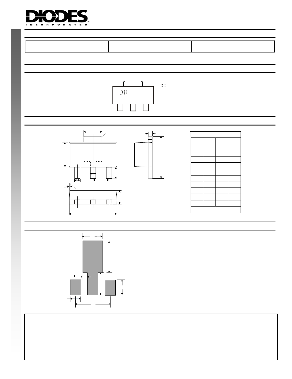 Ordering information, Marking information new prod uc t, Package outline dimensions | Suggested pad layout | Diodes DXT2907A User Manual | Page 4 / 4