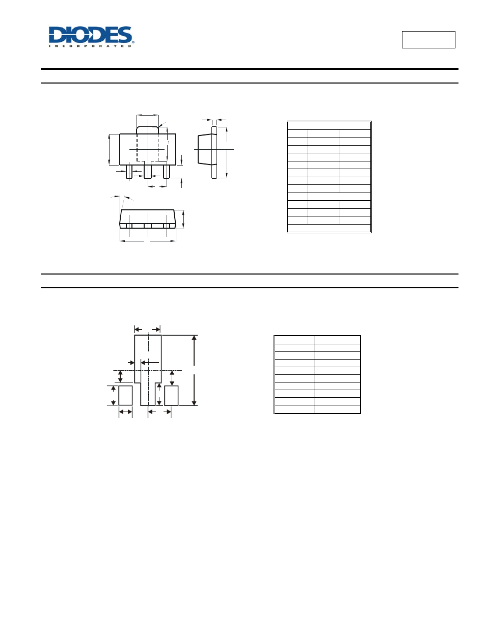 Dxt651, Package outline dimensions, Suggested pad layout | Diodes DXT651 User Manual | Page 5 / 6