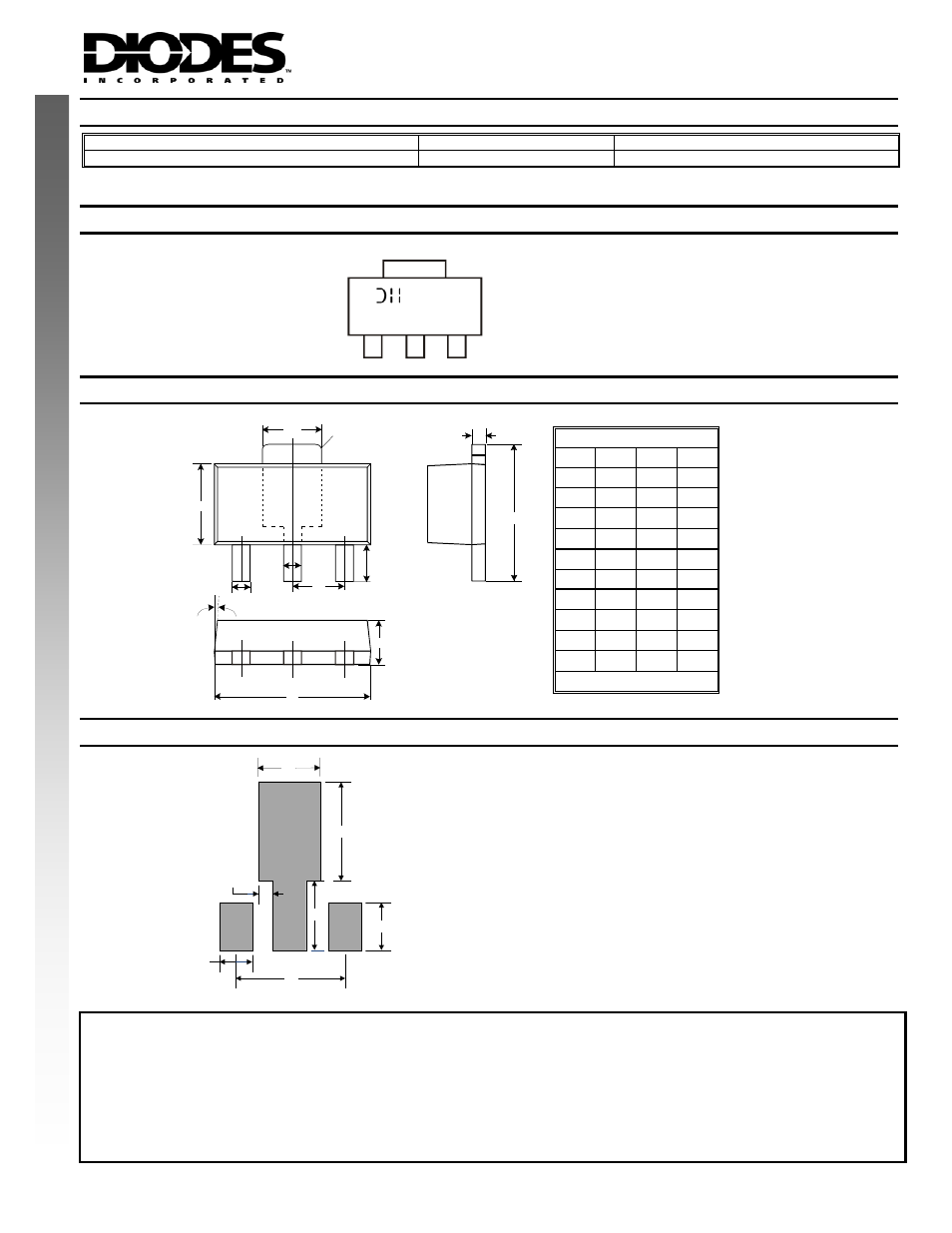 Ordering information, Marking information new product, Package outline dimensions | Suggested pad layout | Diodes DXT751 User Manual | Page 4 / 4