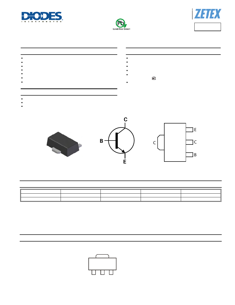 Diodes FCX493 User Manual | 6 pages