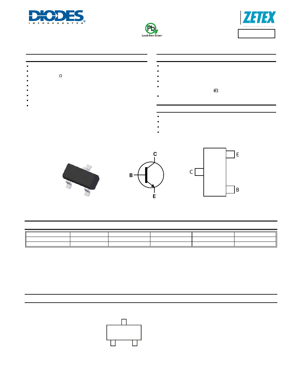 Diodes FMMT620 User Manual | 7 pages
