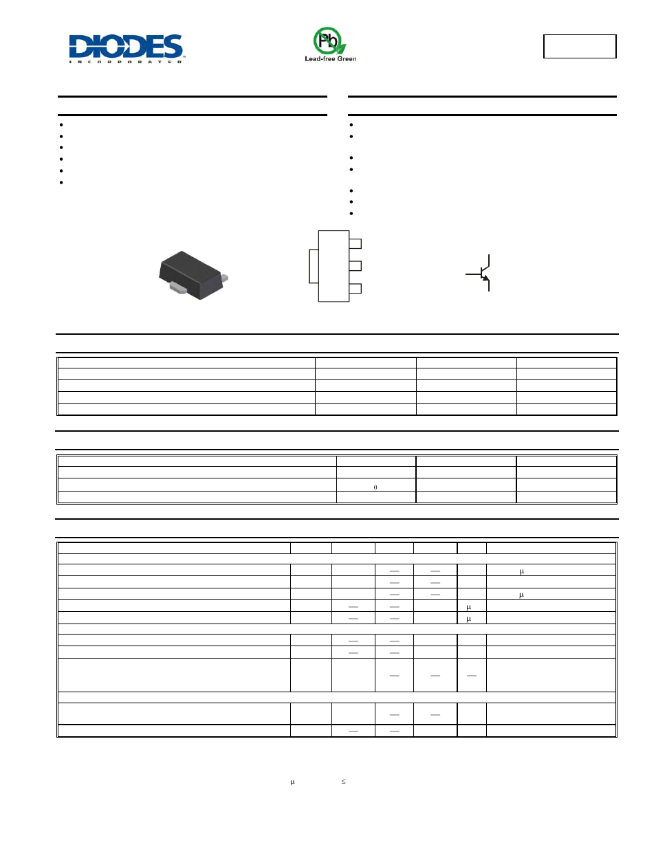 Diodes DXTA42 User Manual | 4 pages