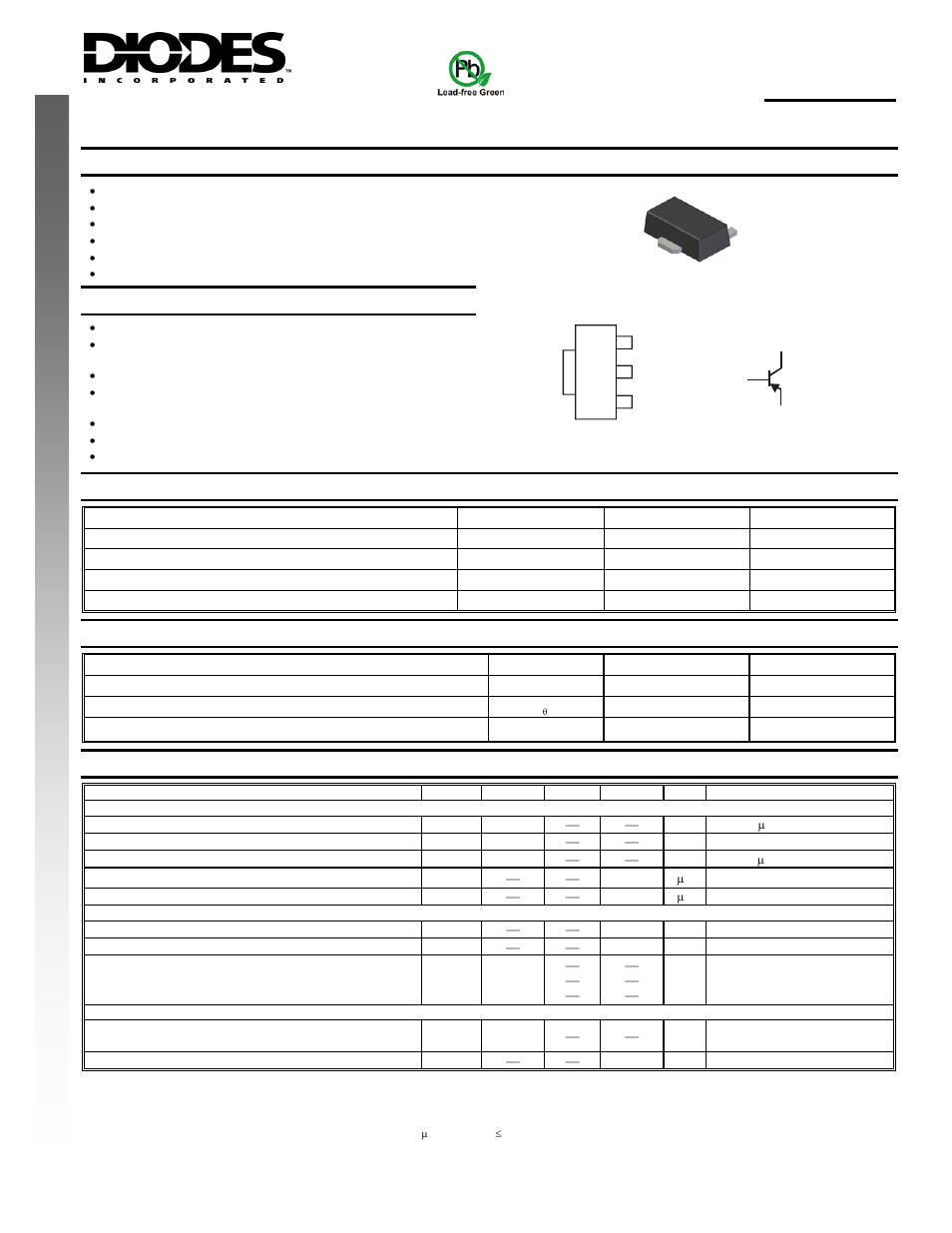 Diodes DXTA92 User Manual | 4 pages