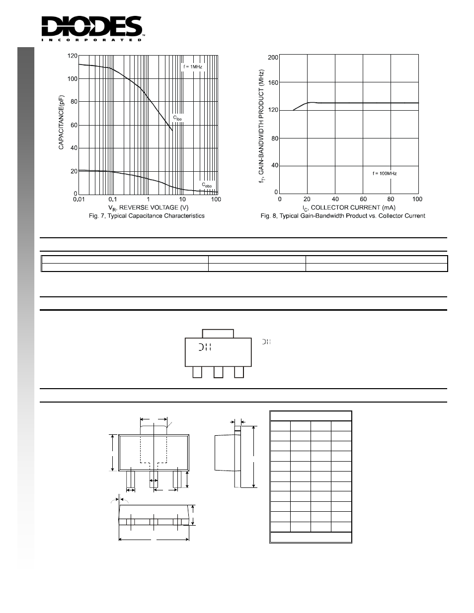 New prod uc t, Ordering information, Marking information | Package outline dimensions | Diodes DXTA92 User Manual | Page 3 / 4