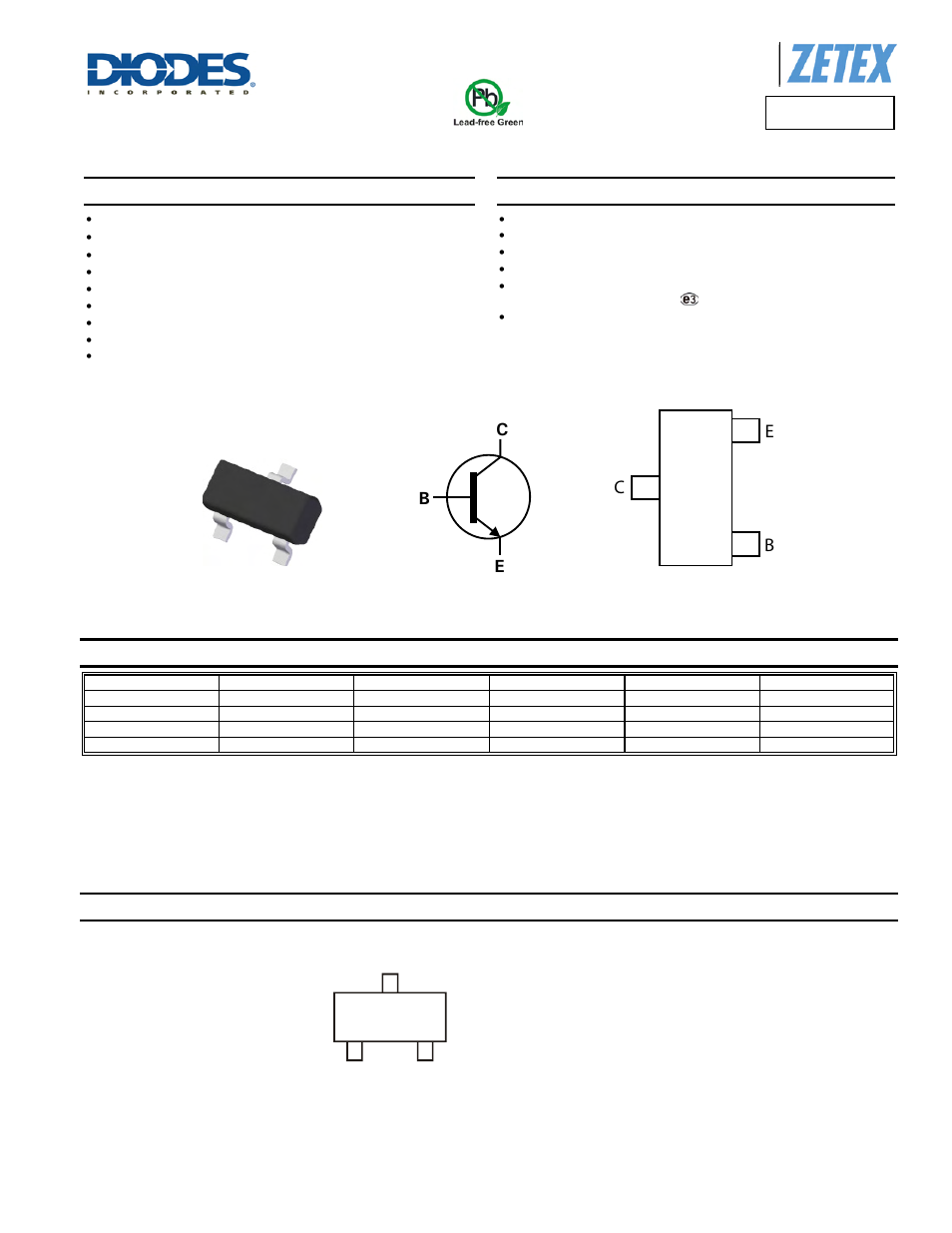 Diodes FMMT494 User Manual | 7 pages