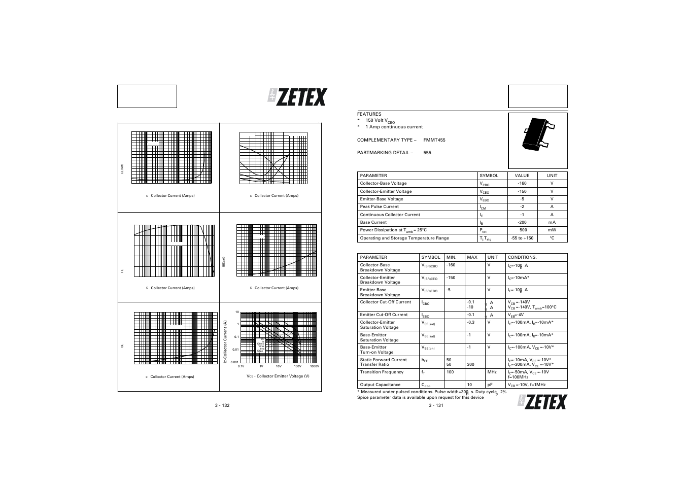 Diodes FMMT555 User Manual | 2 pages