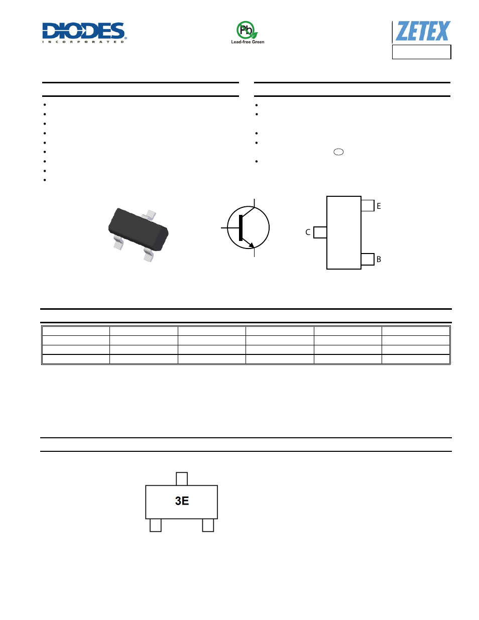 Diodes FMMTA42 User Manual | 6 pages