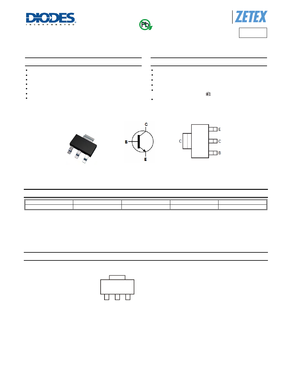 Diodes FZT655 User Manual | 7 pages