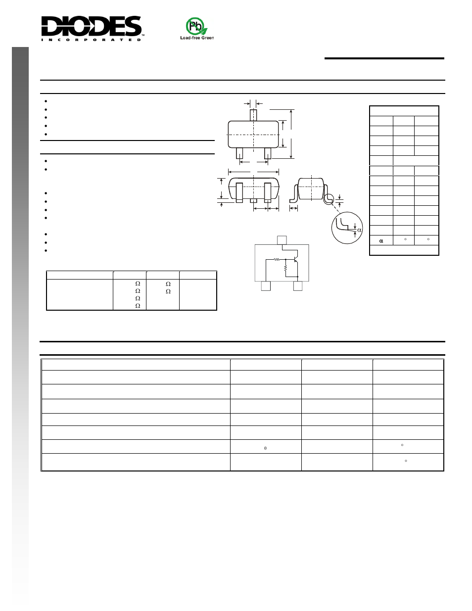 Diodes DDTB (LO-R1) U User Manual | 3 pages