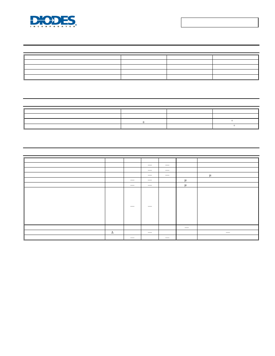 Maximum ratings, Thermal characteristics, Electrical characteristics | Ddtc (r1-only series) e | Diodes DDTC (R1-ONLY SERIES) E User Manual | Page 2 / 5