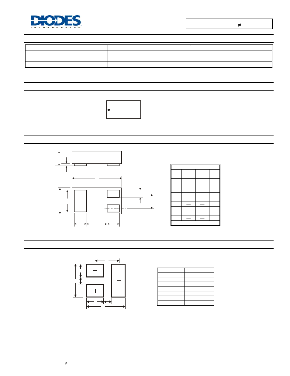 Ordering information, Marking information, Package outline dimensions | Suggested pad layout | Diodes DDTCxxxxLP (R1≠R2 Series) User Manual | Page 6 / 7
