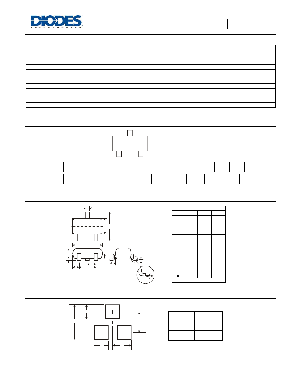 Ordering information, Marking information, Package outline dimensions | Suggested pad layout | Diodes DDTD (xxxx) C User Manual | Page 3 / 4