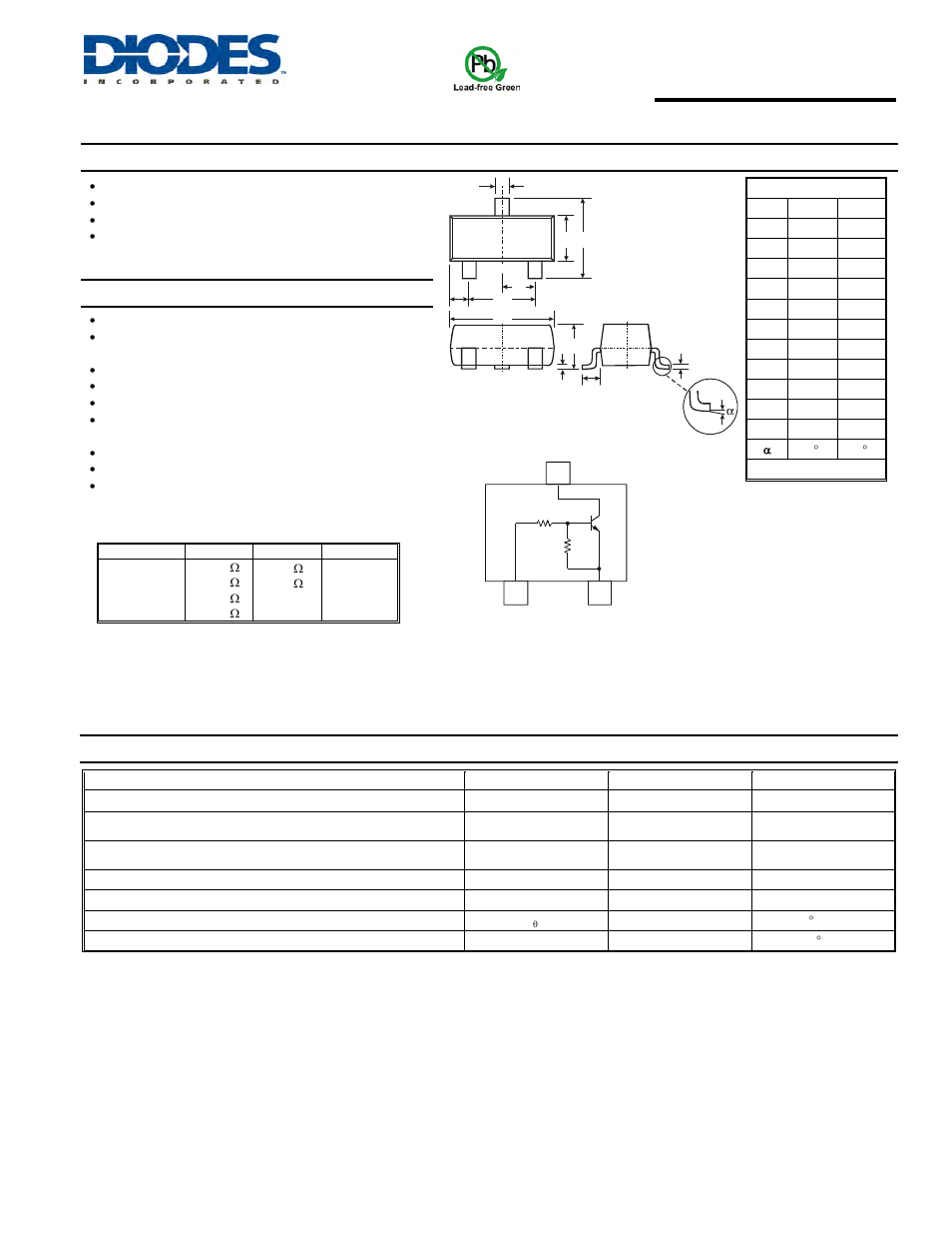 Diodes DDTD (LO-R1) C User Manual | 3 pages