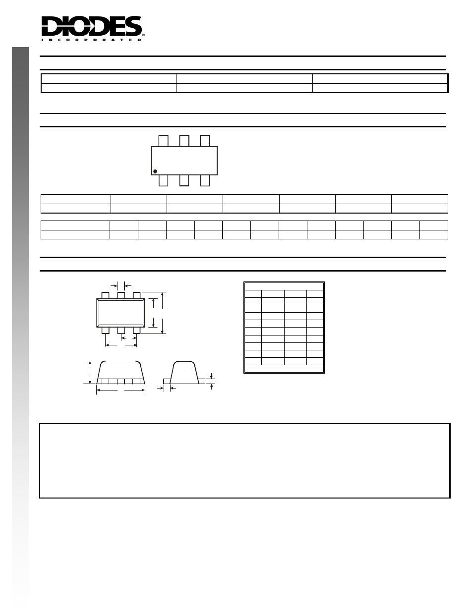 Ordering information, New prod uc t marking information, D48 ym | Package outline dimensions | Diodes DEMD48 User Manual | Page 4 / 4