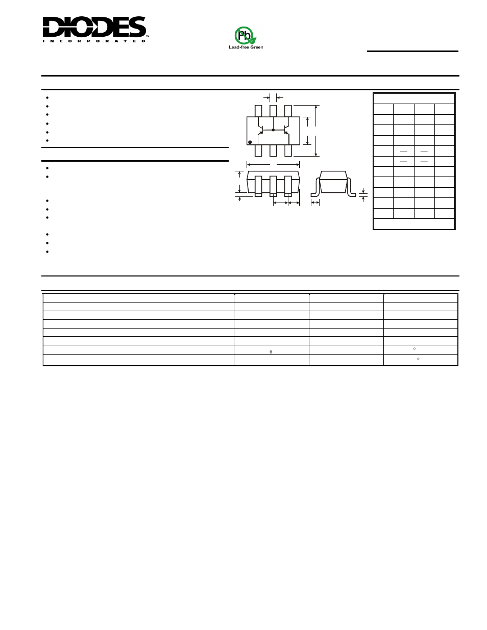Diodes DMMT3906 User Manual | 4 pages