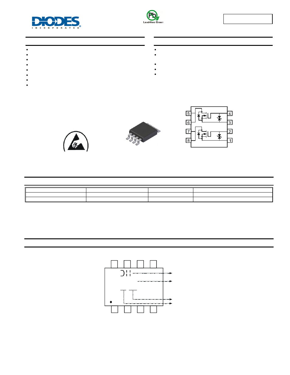 Diodes DMG6898LSD User Manual | 6 pages