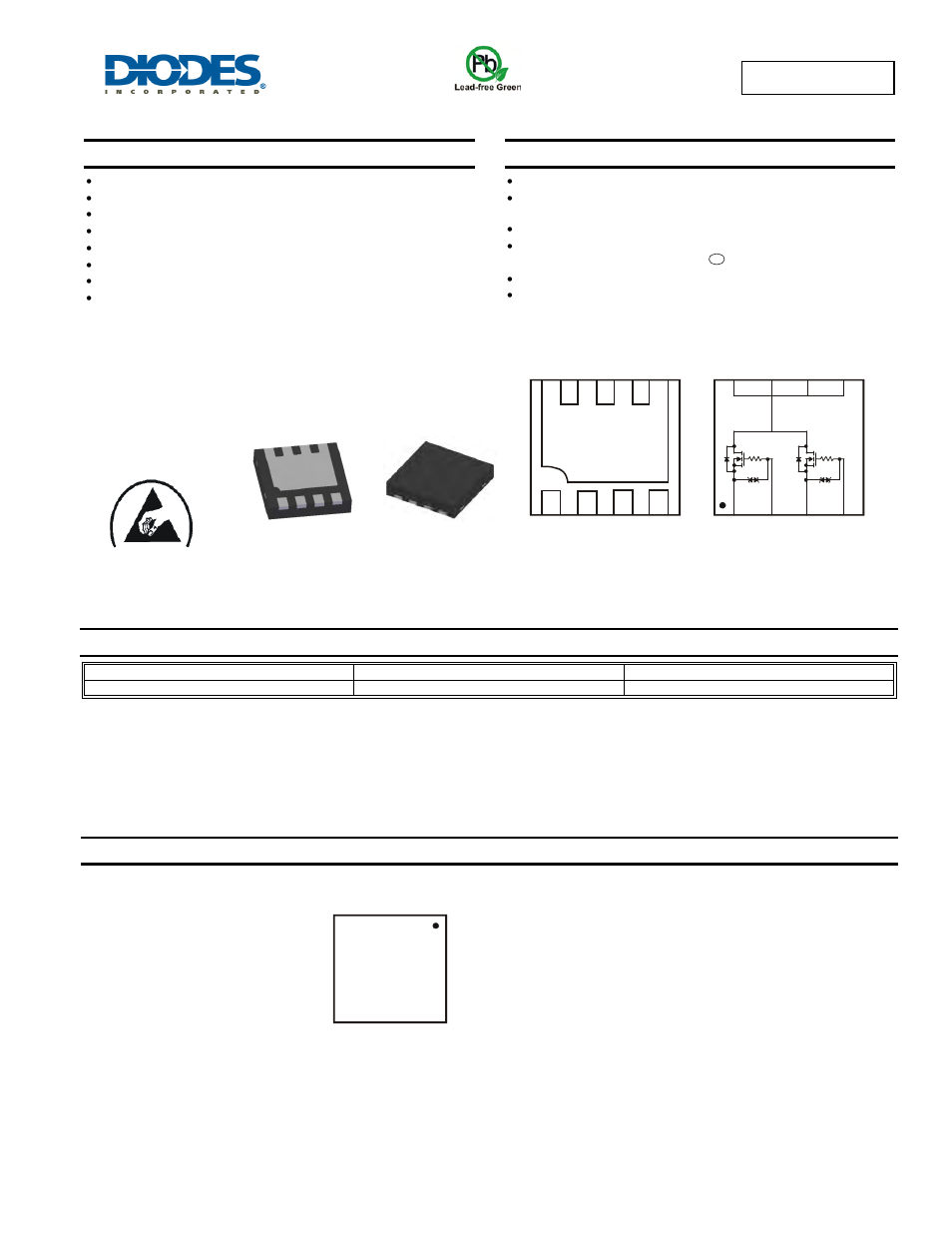 Diodes DMG8601UFG User Manual | 6 pages