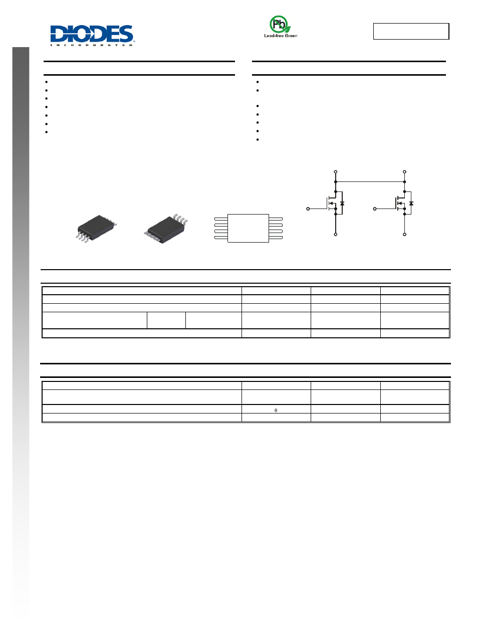 Diodes DMG8822UTS User Manual | 6 pages