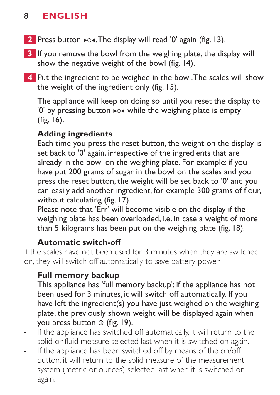 Philips HR2394 User Manual | Page 8 / 70