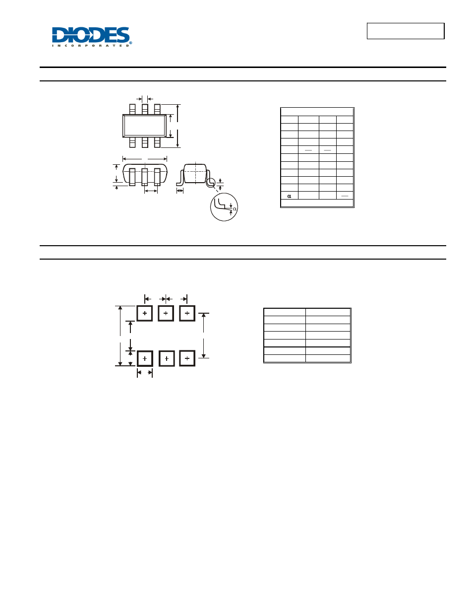 Dmn2004dmk new prod uc t, Package outline dimensions, Suggested pad layout | Diodes DMN2004DMK User Manual | Page 5 / 6