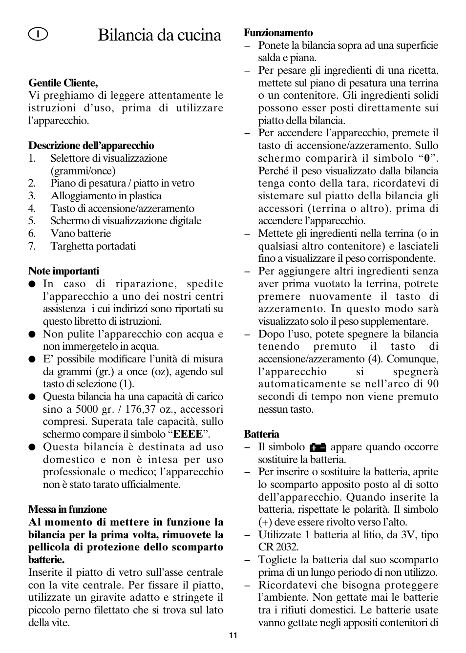 Bilancia da cucina | SEVERIN KW 3667 User Manual | Page 14 / 30