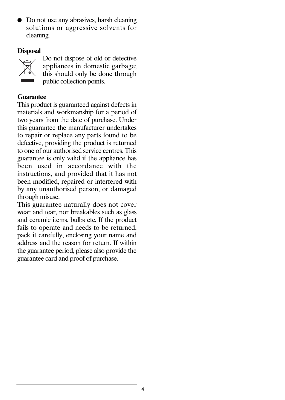 SEVERIN KW 3667 User Manual | Page 7 / 30