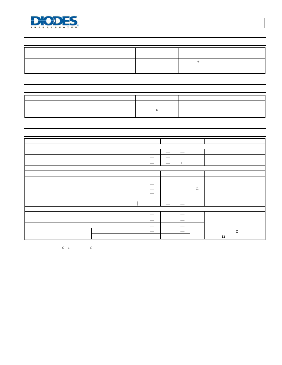 Maximum ratings, Thermal characteristics, Electrical characteristics | Diodes DMN2005LP4K User Manual | Page 2 / 6