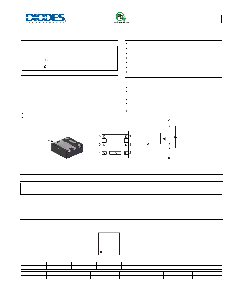 Diodes DMN2015UFDE User Manual | 6 pages