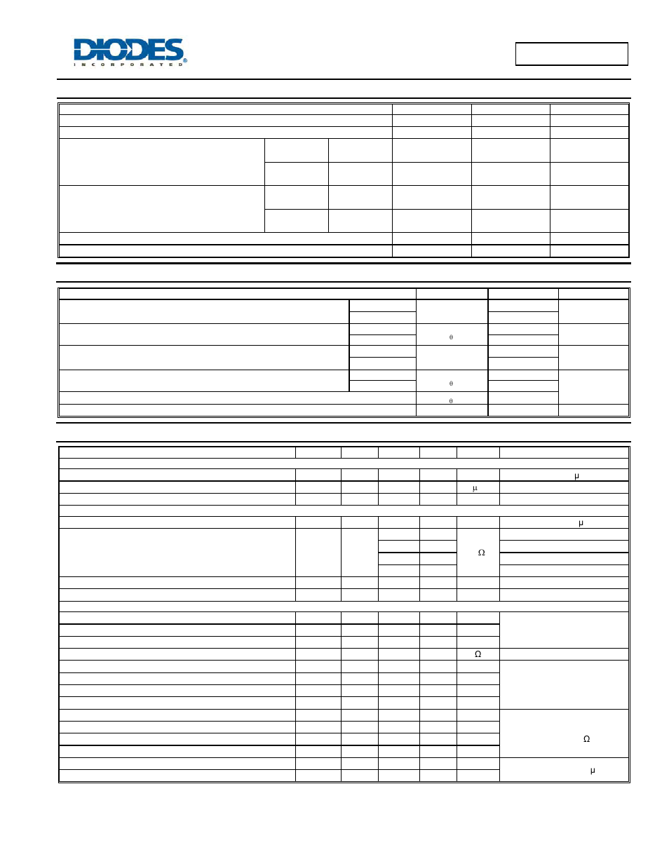 Maximum ratings, Thermal characteristics, Electrical characteristics | Diodes DMN2015UFDE User Manual | Page 2 / 6