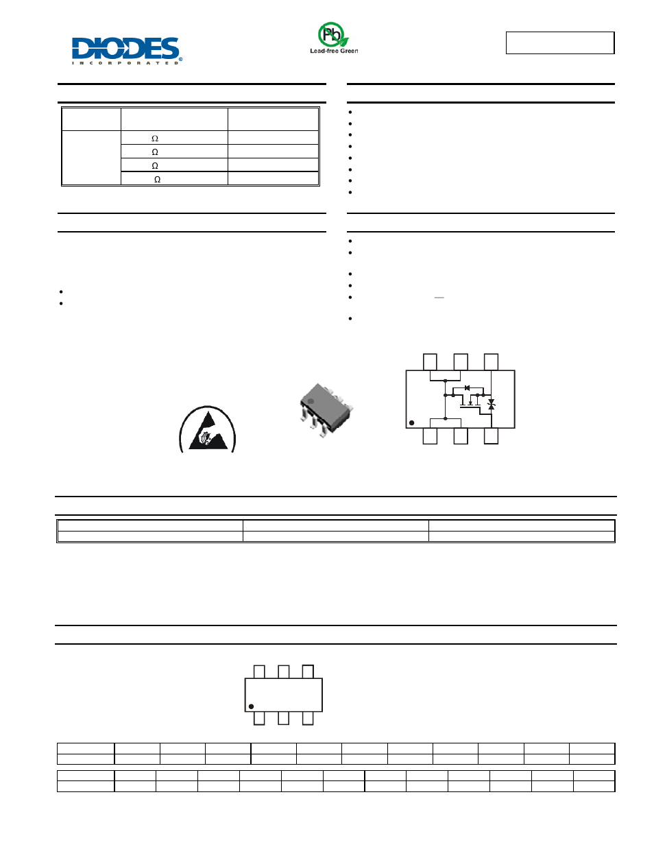 Diodes DMN2100UDM User Manual | 6 pages