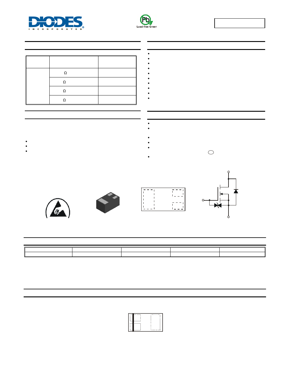 Diodes DMN21D2UFB User Manual | 6 pages