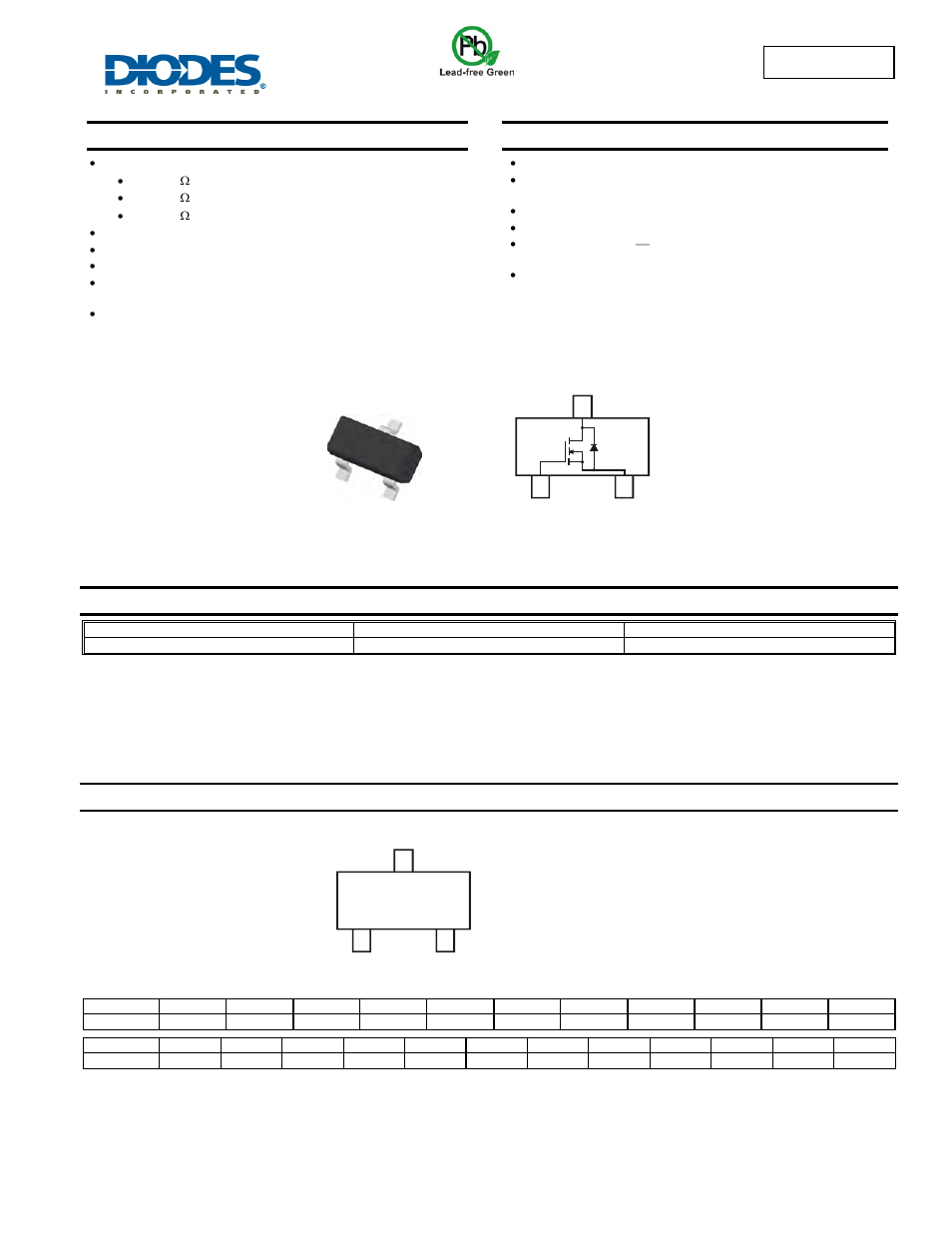 Diodes DMN2230U User Manual | 5 pages