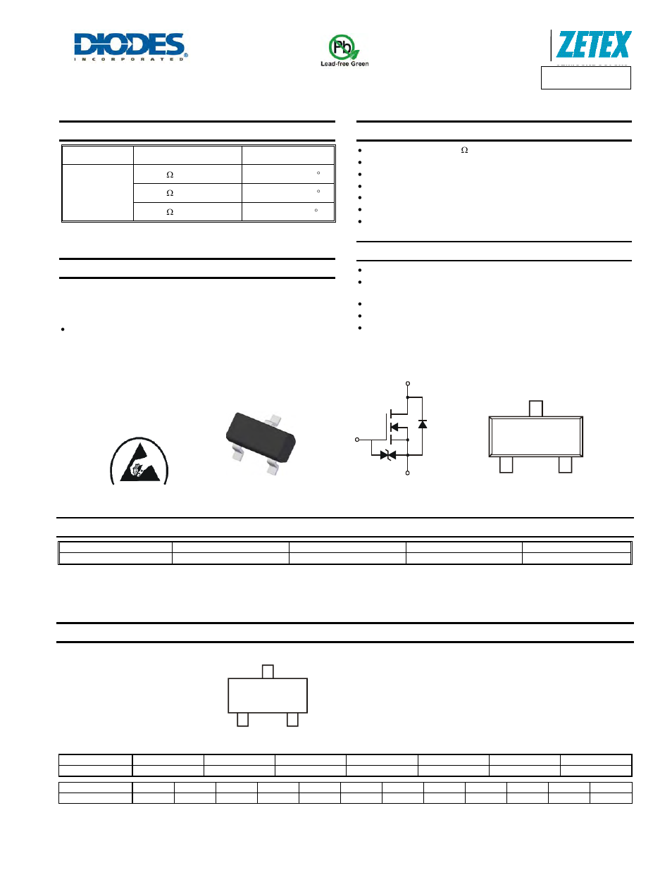 Diodes DMN2300U User Manual | 7 pages