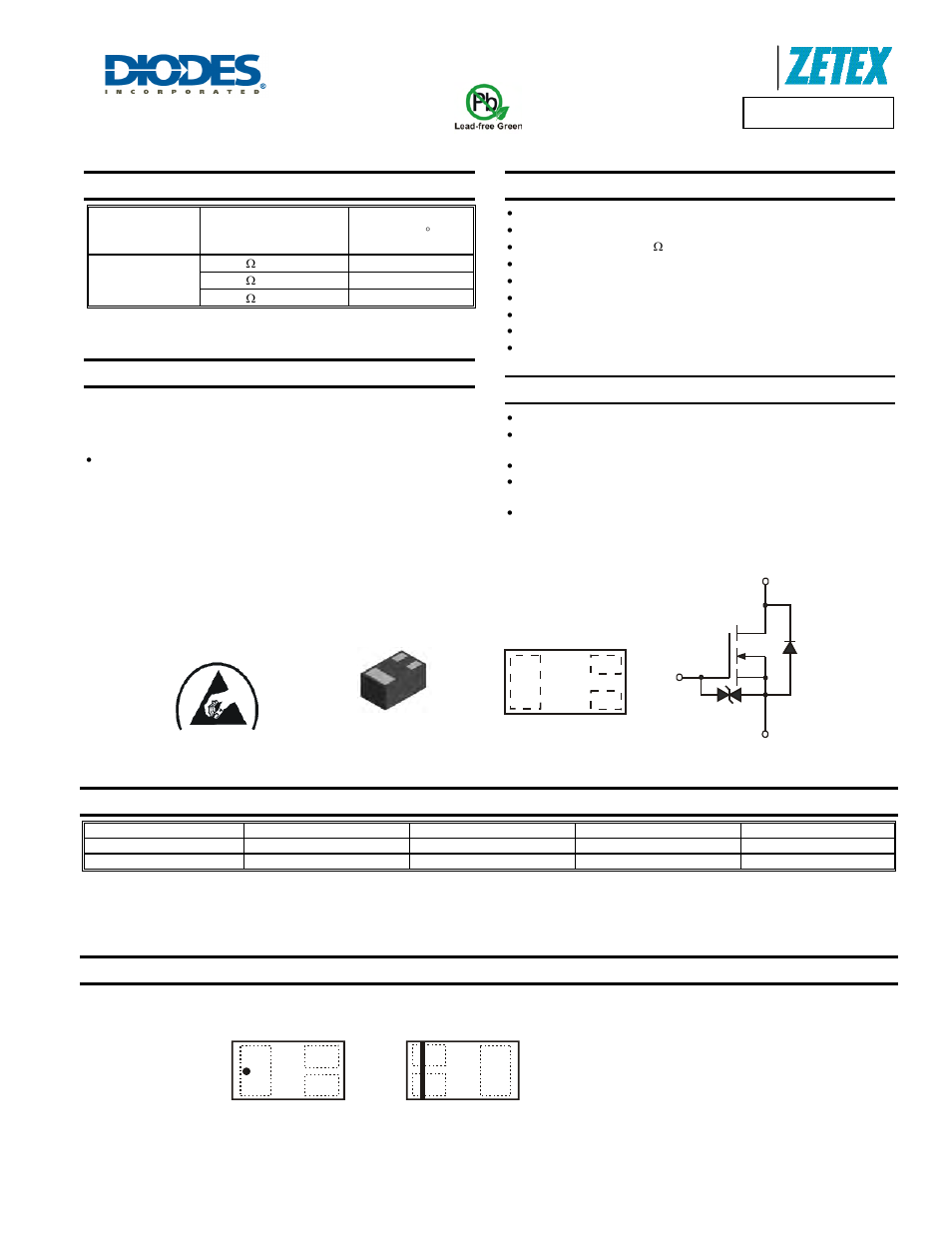 Diodes DMN2300UFB User Manual | 6 pages