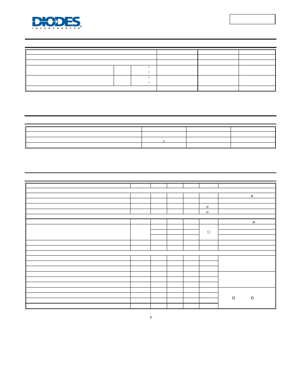 Maximum ratings, Thermal characteristics, Electrical characteristics | Dmn2400ufb | Diodes DMN2400UFB User Manual | Page 2 / 6