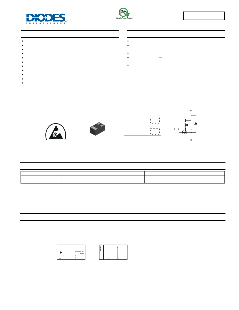 Diodes DMN2400UFB4 User Manual | 6 pages