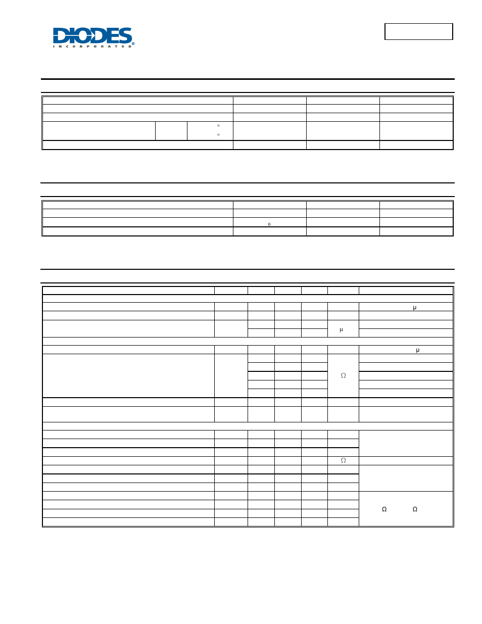 Maximum ratings, Thermal characteristics, Electrical characteristics | Dmn2400uv | Diodes DMN2400UV User Manual | Page 2 / 6