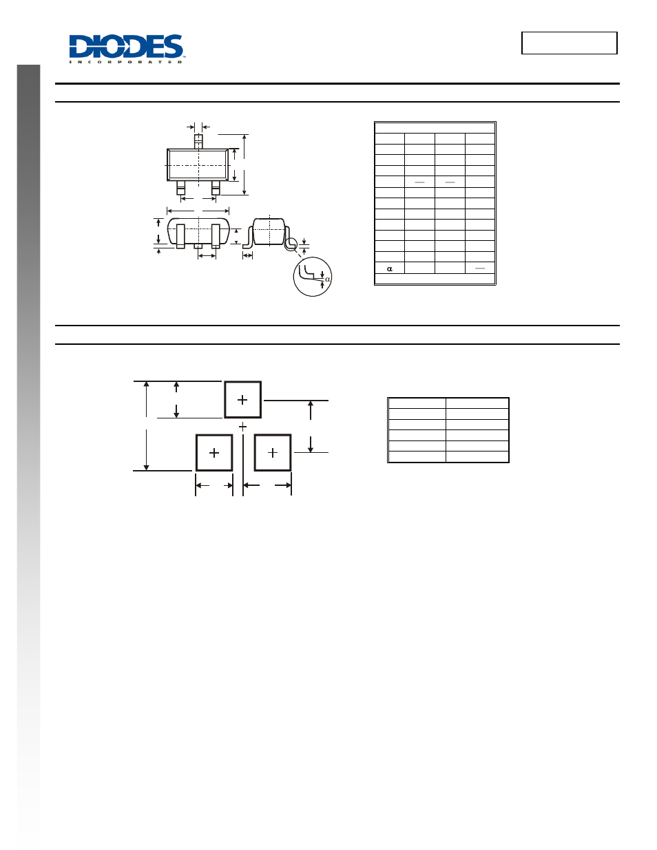Dmn26d0ut new prod uc t, Package outline dimensions, Suggested pad layout | Diodes DMN26D0UT User Manual | Page 5 / 6